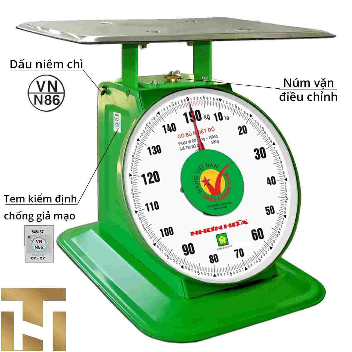 CÂN ĐỒNG HỒ NHƠN HÒA 150KG